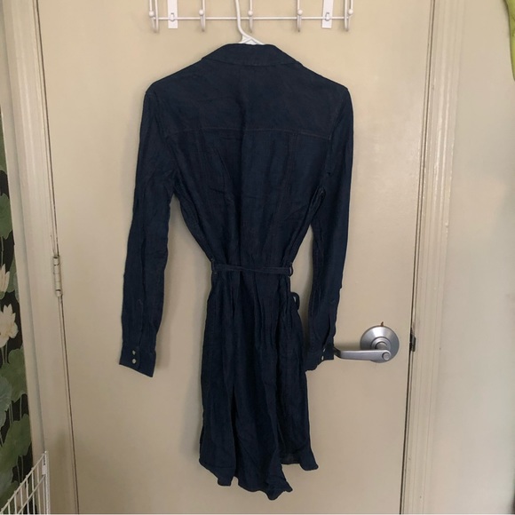 Gap denim shirt dress - Picture 2 of 4